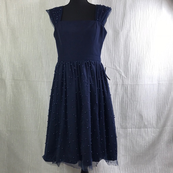 GAL MEETS GLAM Delores Vintage Pearl Dress - Picture 2 of 8